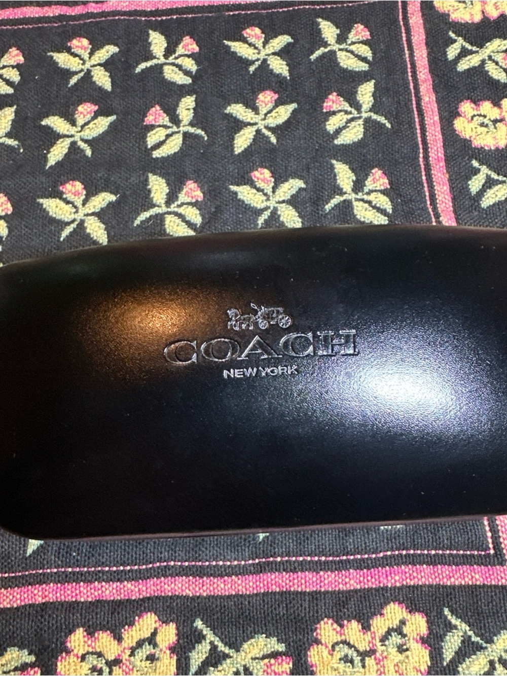 Authentic Coach New York Black Hard Sunglasses Eyewear Case